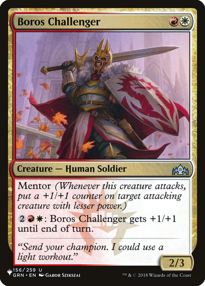 Boros Challenger [The List] | I Want That Stuff Brandon