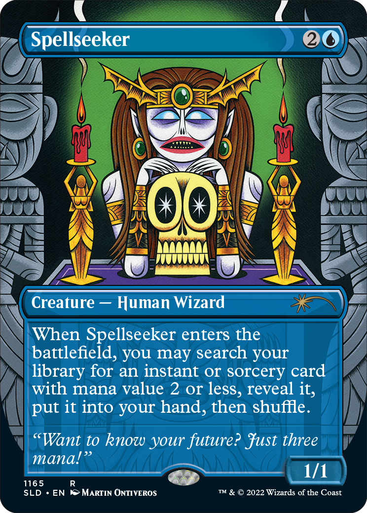 Spellseeker (Borderless) [Secret Lair Drop Series] | I Want That Stuff Brandon