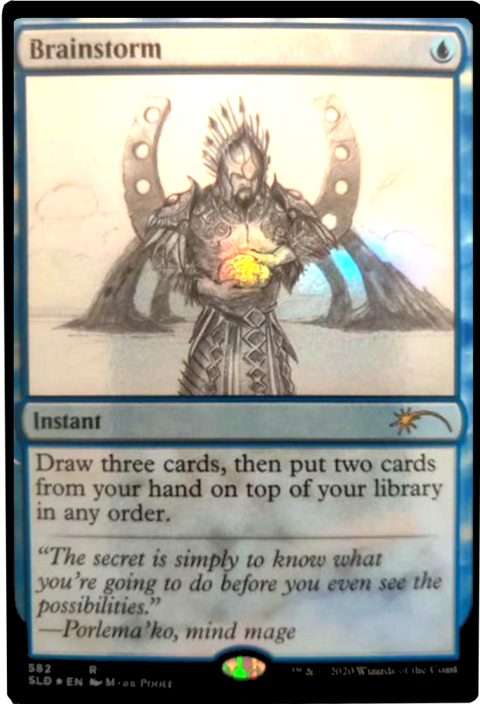 Brainstorm (Sketch) [Secret Lair Drop Promos] | I Want That Stuff Brandon