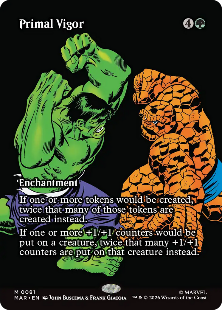 Primal Vigor (Borderless) [Marvel Universe: Eternal-Legal] | I Want That Stuff Brandon
