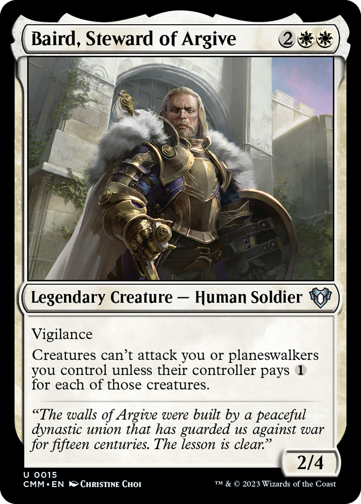 Baird, Steward of Argive [Commander Masters] | I Want That Stuff Brandon