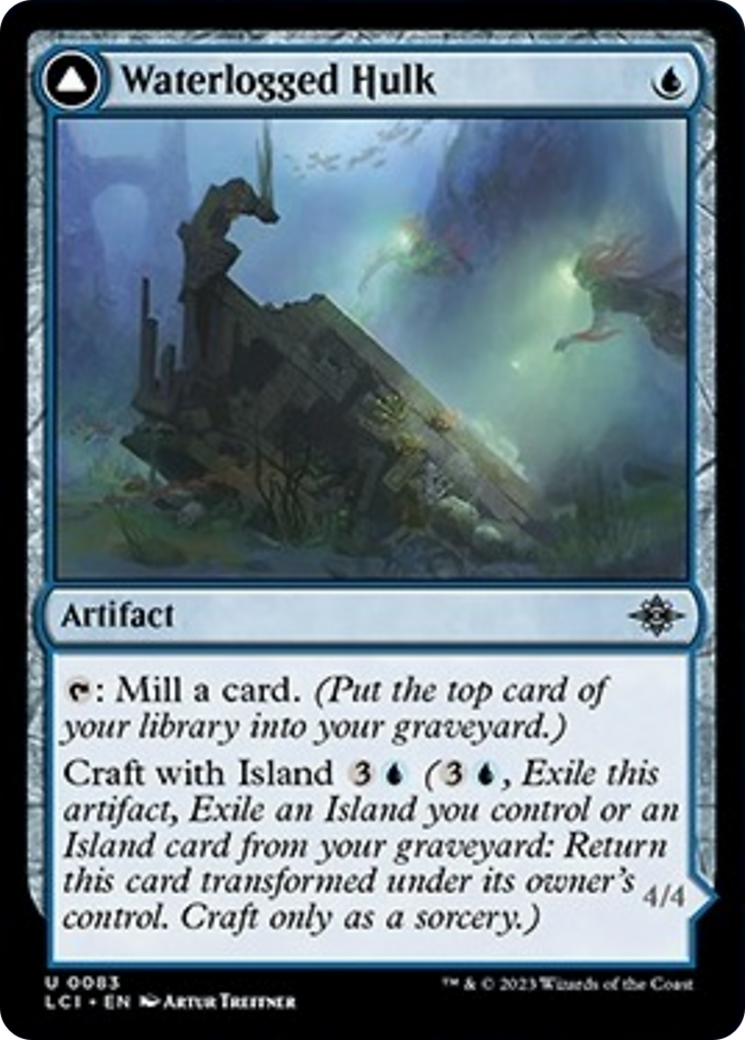 Waterlogged Hulk // Watertight Gondola [The Lost Caverns of Ixalan] | I Want That Stuff Brandon