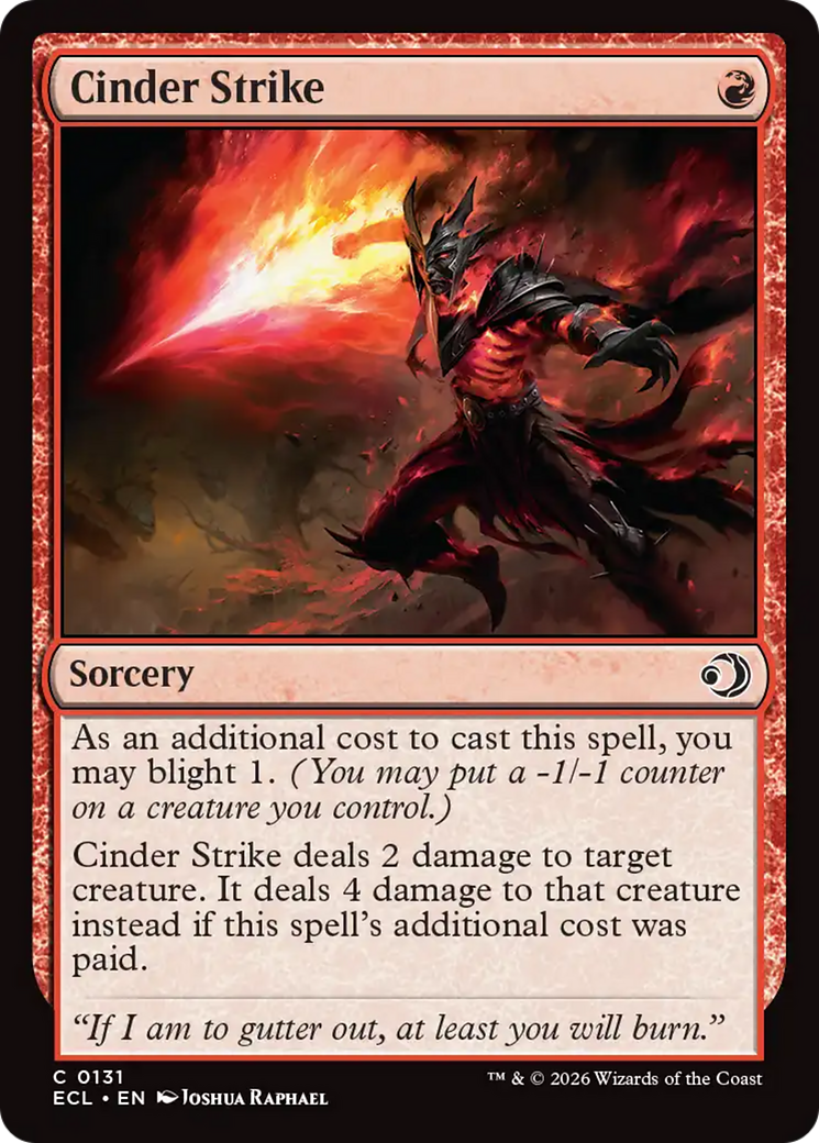 Cinder Strike [Lorwyn Eclipsed] | I Want That Stuff Brandon