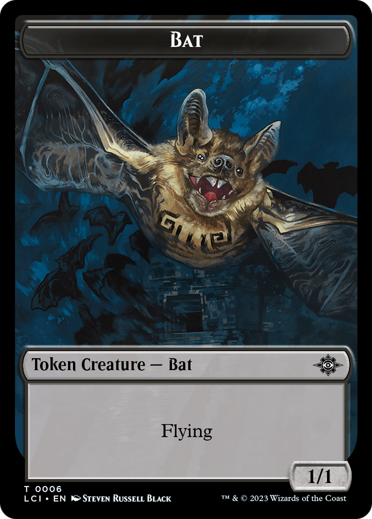 Bat Token [The Lost Caverns of Ixalan Tokens] | I Want That Stuff Brandon