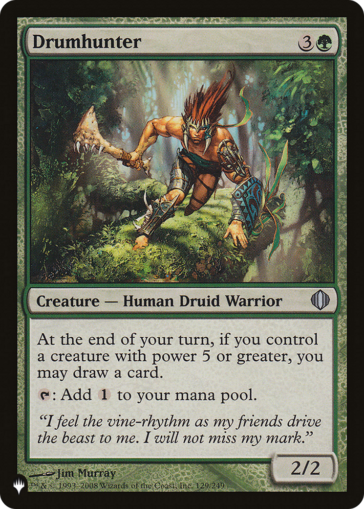 Drumhunter [The List Reprints] | I Want That Stuff Brandon