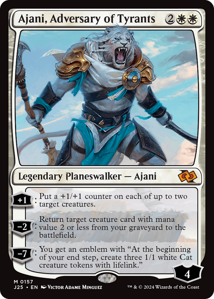 Ajani, Adversary of Tyrants [Foundations Jumpstart] | I Want That Stuff Brandon