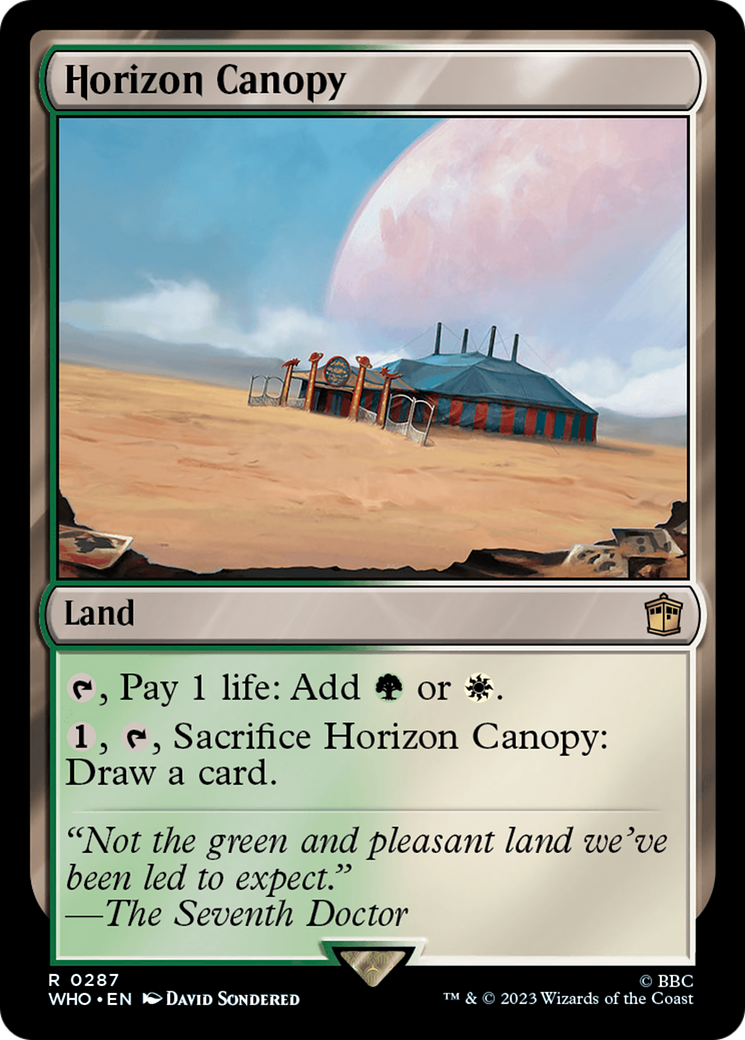 Horizon Canopy [Doctor Who] | I Want That Stuff Brandon