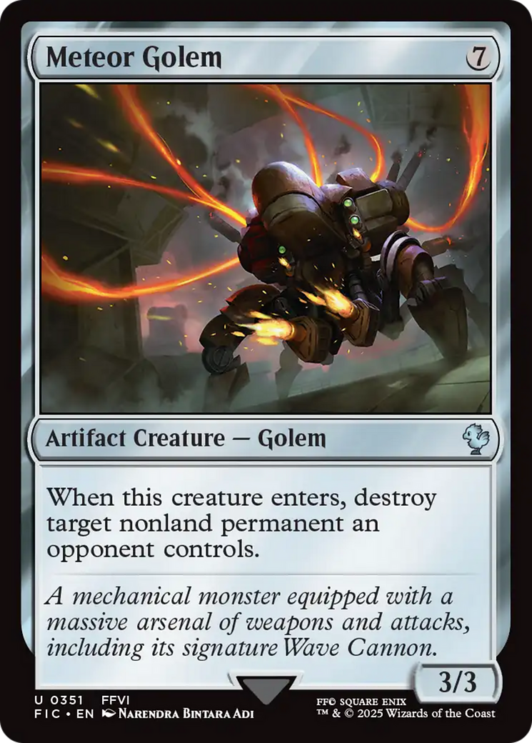 Meteor Golem [FINAL FANTASY Commander] | I Want That Stuff Brandon