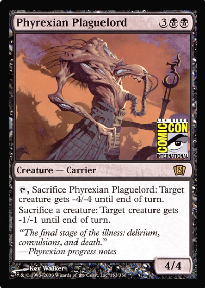 Phyrexian Plaguelord (San Diego Comic Con Oversized) [Oversize Cards] | I Want That Stuff Brandon