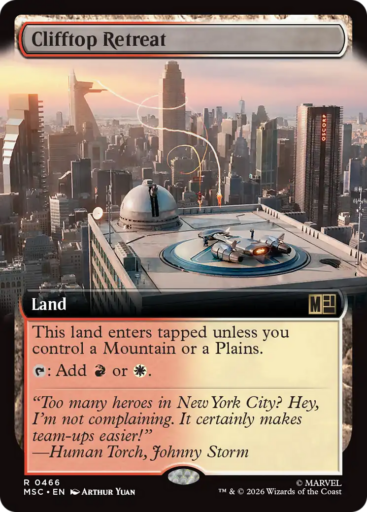 Clifftop Retreat (Extended Art) [Marvel Super Heroes Commander] | I Want That Stuff Brandon