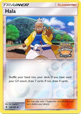 Hala (126/145) (Regional Championship Promo) [Sun & Moon: Guardians Rising] | I Want That Stuff Brandon