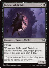 Falkenrath Noble [Duskmourn: House of Horror Commander] | I Want That Stuff Brandon