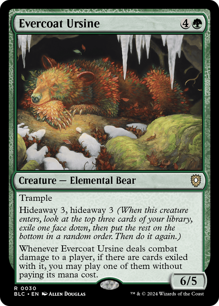 Evercoat Ursine [Bloomburrow Commander] | I Want That Stuff Brandon