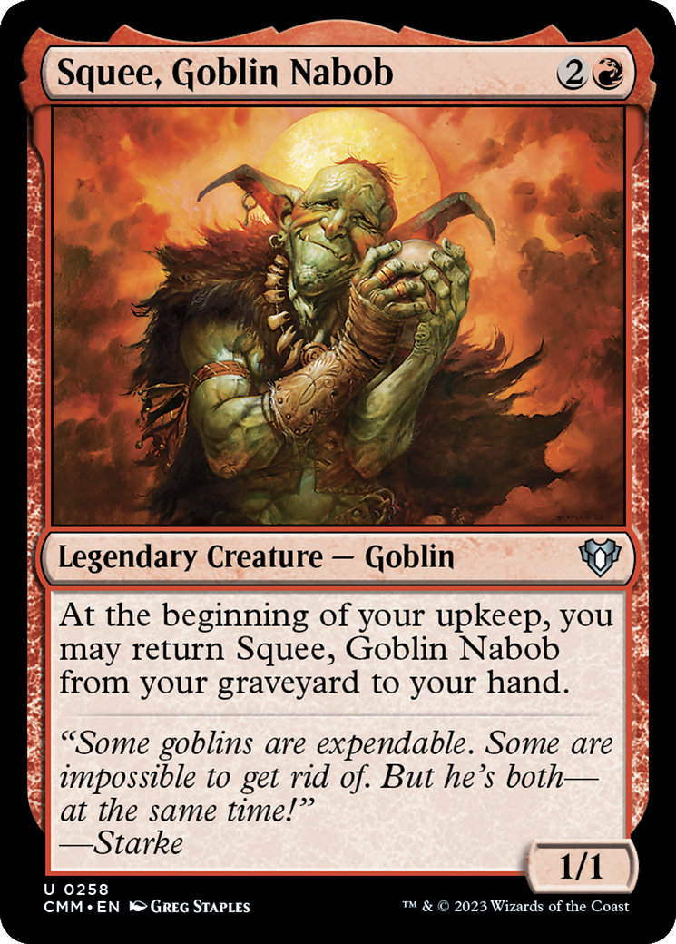 Squee, Goblin Nabob [Commander Masters] | I Want That Stuff Brandon