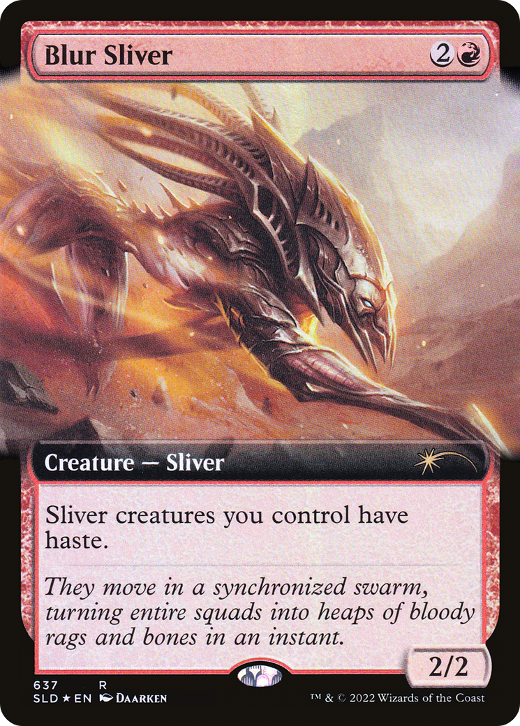 Blur Sliver (Extended Art) [Secret Lair Drop Promos] | I Want That Stuff Brandon