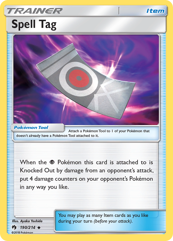 Spell Tag (190/214) [Sun & Moon: Lost Thunder] | I Want That Stuff Brandon