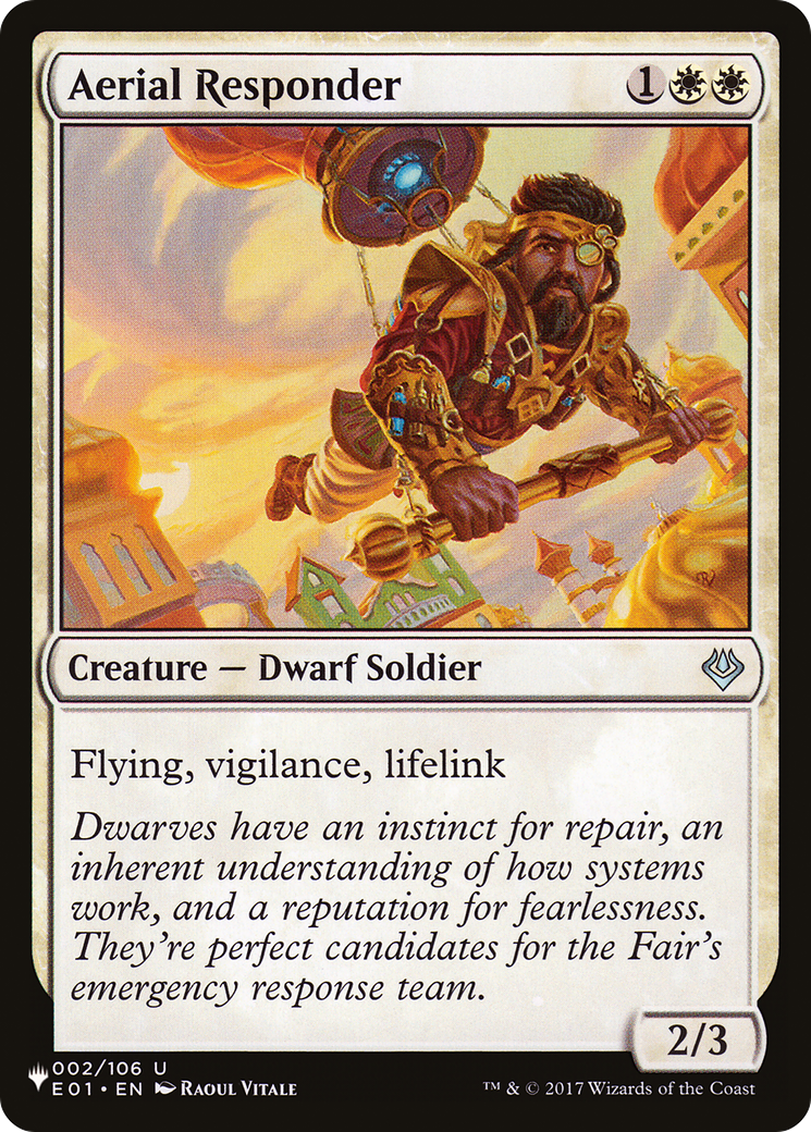 Aerial Responder [The List Reprints] | I Want That Stuff Brandon