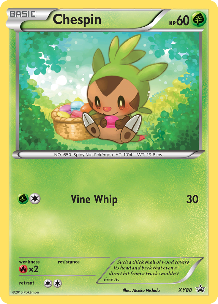 Chespin (XY88) (Collector Chest) [XY: Black Star Promos] | I Want That Stuff Brandon