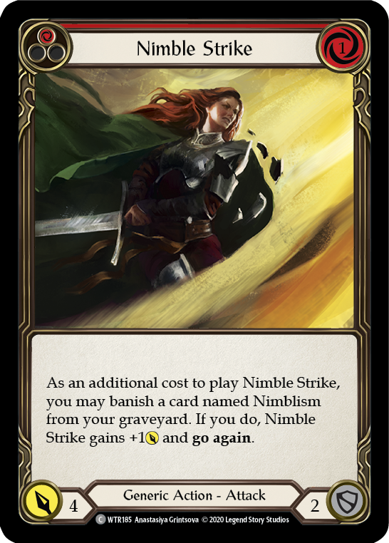 Nimble Strike (Red) [U-WTR185] (Welcome to Rathe Unlimited)  Unlimited Normal | I Want That Stuff Brandon