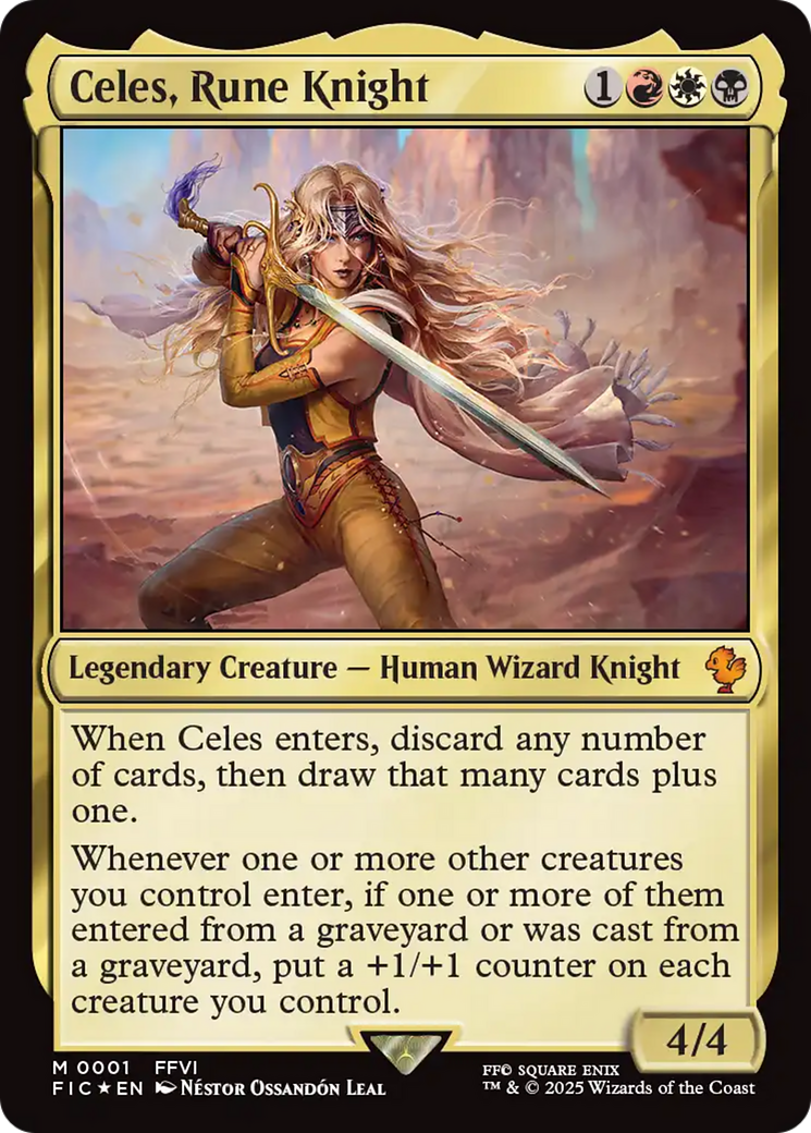 Celes, Rune Knight (0001) [FINAL FANTASY Commander] | I Want That Stuff Brandon