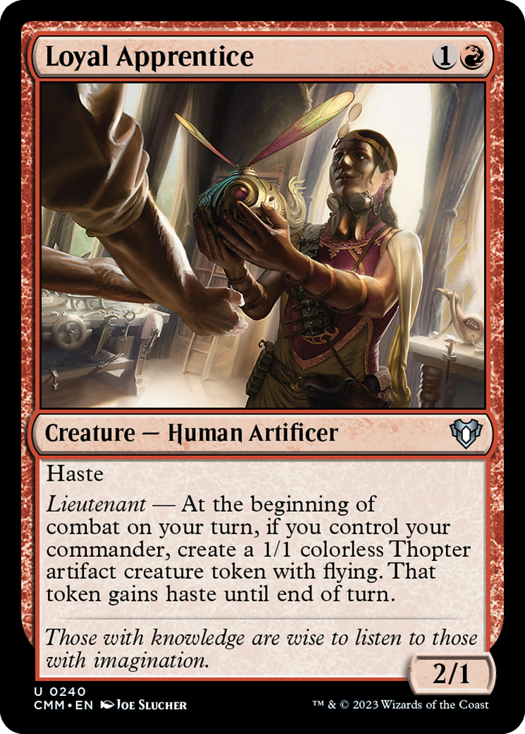 Loyal Apprentice [Commander Masters] | I Want That Stuff Brandon