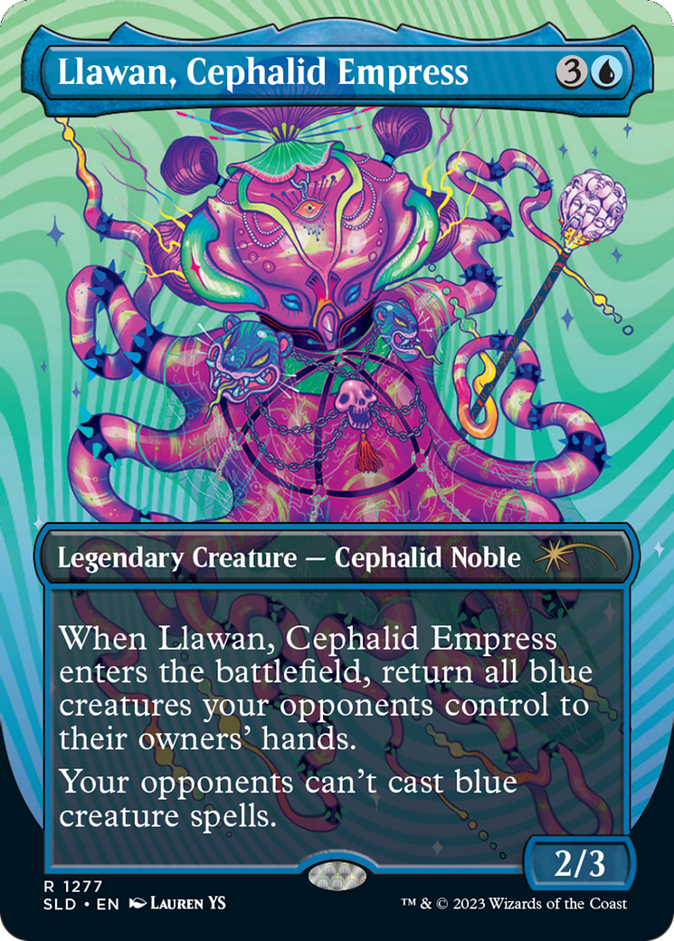 Llawan, Cephalid Empress (Borderless) [Secret Lair Drop Series] | I Want That Stuff Brandon