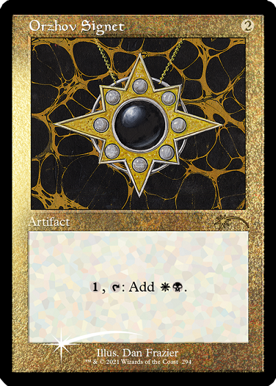 Orzhov Signet (Retro) (Foil Etched) [Secret Lair Drop Series] | I Want That Stuff Brandon