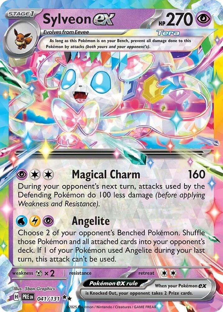 Sylveon ex (041/131) [Scarlet & Violet: Prismatic Evolutions] | I Want That Stuff Brandon