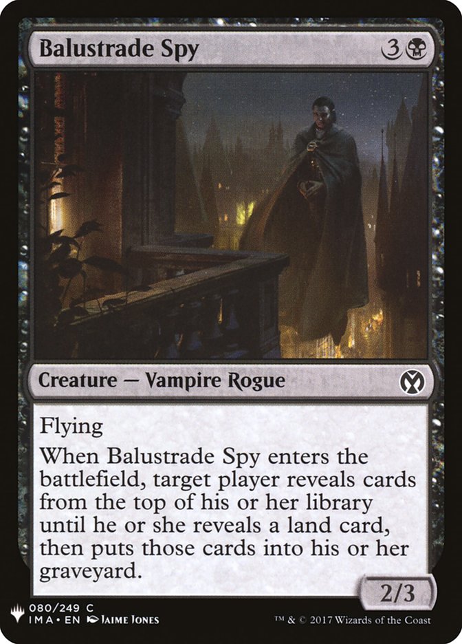 Balustrade Spy [Mystery Booster] | I Want That Stuff Brandon
