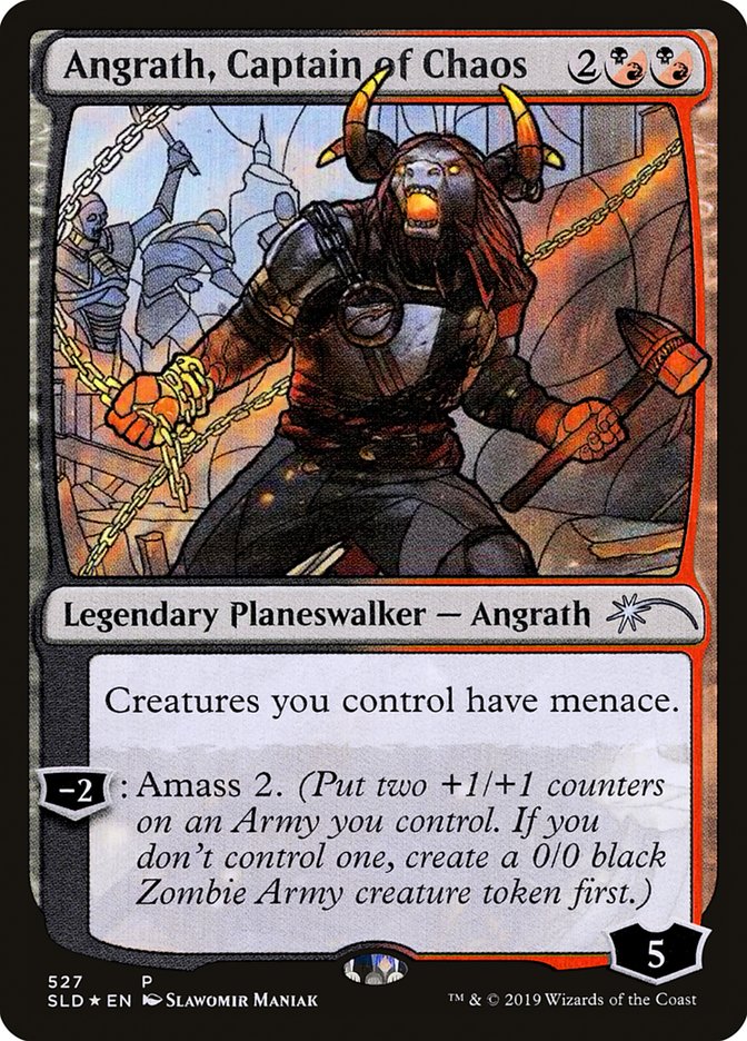 Angrath, Captain of Chaos (Stained Glass) [Secret Lair Drop Promos] | I Want That Stuff Brandon