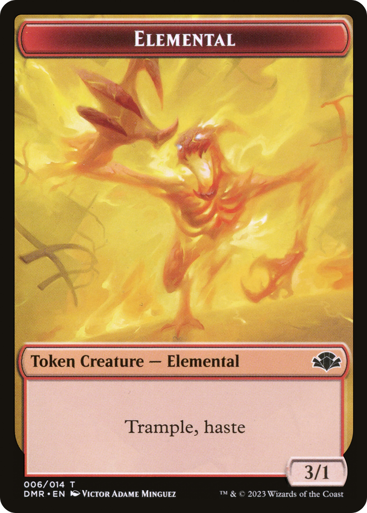 Elemental Token [Dominaria Remastered Tokens] | I Want That Stuff Brandon