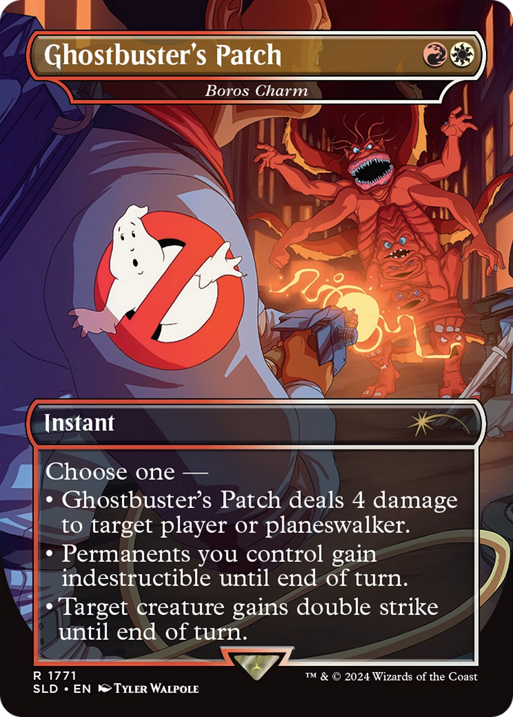 Ghostbuster's Patch - Boros Charm [Secret Lair Drop Series] | I Want That Stuff Brandon