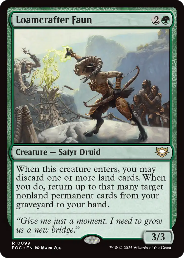 Loamcrafter Faun [Edge of Eternities Commander] | I Want That Stuff Brandon