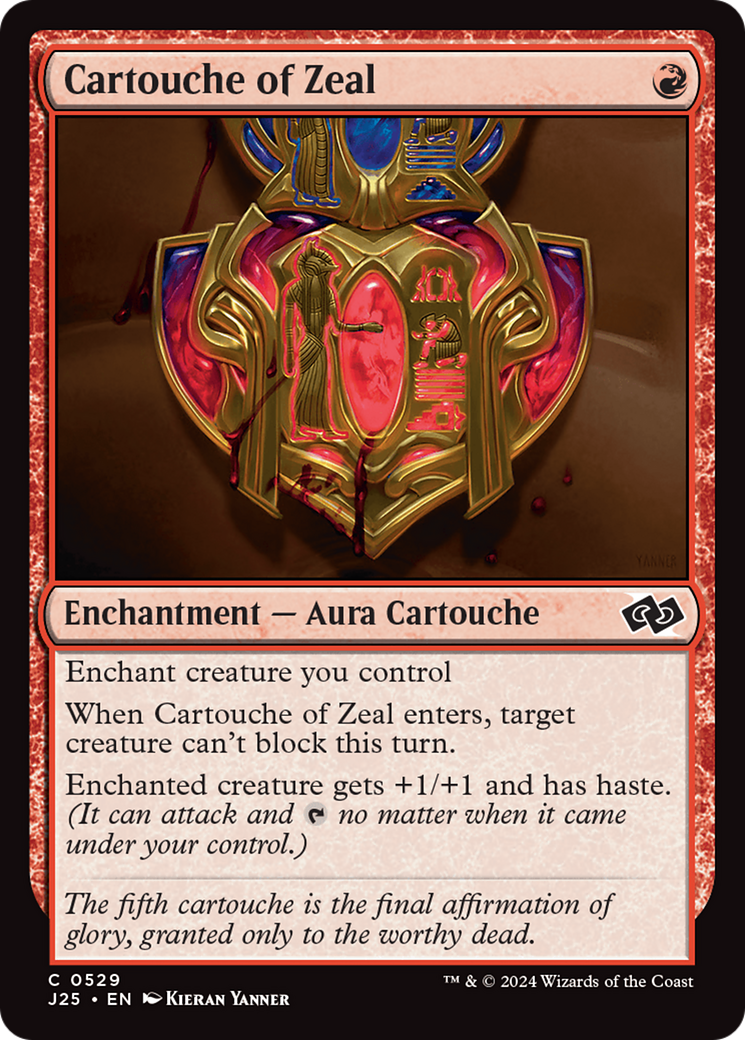 Cartouche of Zeal [Foundations Jumpstart] | I Want That Stuff Brandon