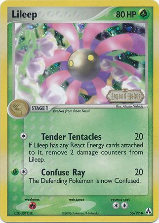 Lileep (56/92) (Stamped) [EX: Legend Maker] | I Want That Stuff Brandon