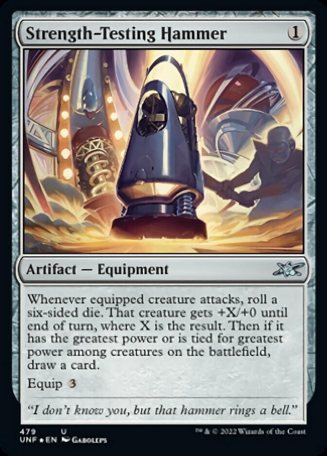Strength-Testing Hammer (Galaxy Foil) [Unfinity] | I Want That Stuff Brandon