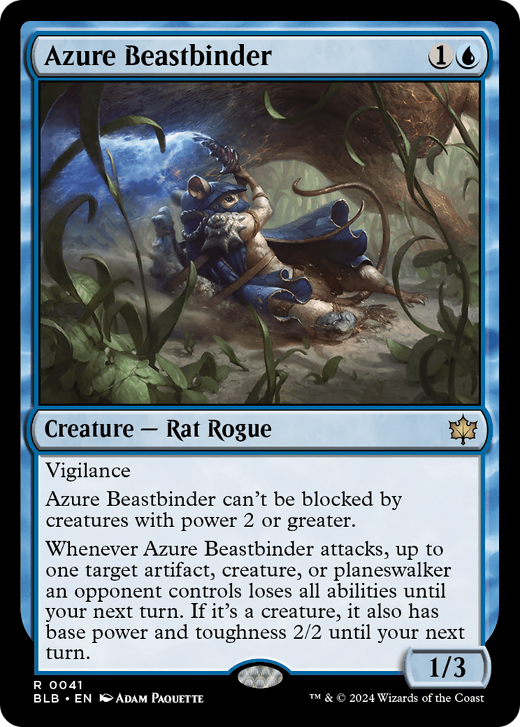 Azure Beastbinder [Bloomburrow] | I Want That Stuff Brandon