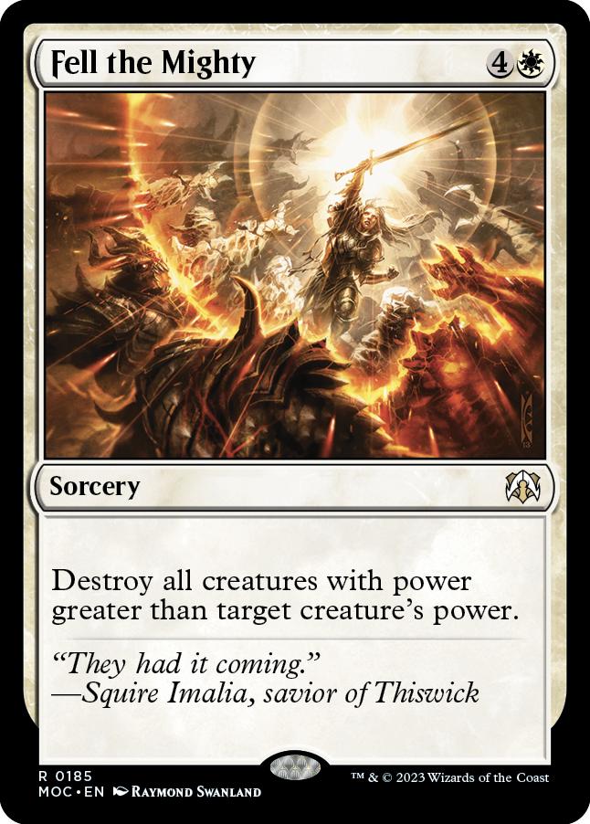 Fell the Mighty [March of the Machine Commander] | I Want That Stuff Brandon