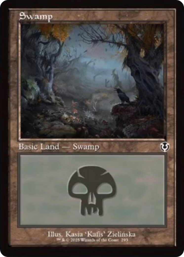 Swamp (293) (Retro Frame) [Innistrad Remastered] | I Want That Stuff Brandon