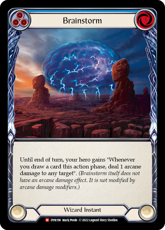 Brainstorm [DYN196] (Dynasty)  Rainbow Foil | I Want That Stuff Brandon