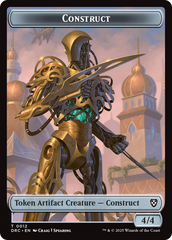 Construct // Golem (0013) Double-Sided Token [Aetherdrift Tokens] | I Want That Stuff Brandon