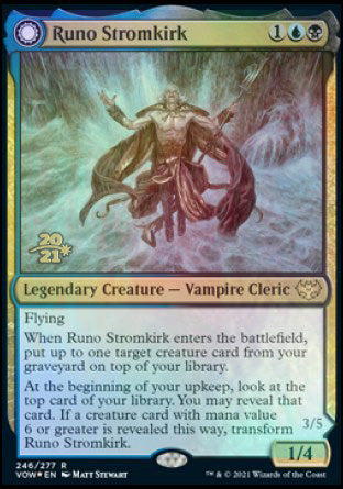 Runo Stromkirk // Krothuss, Lord of the Deep [Innistrad: Crimson Vow Prerelease Promos] | I Want That Stuff Brandon