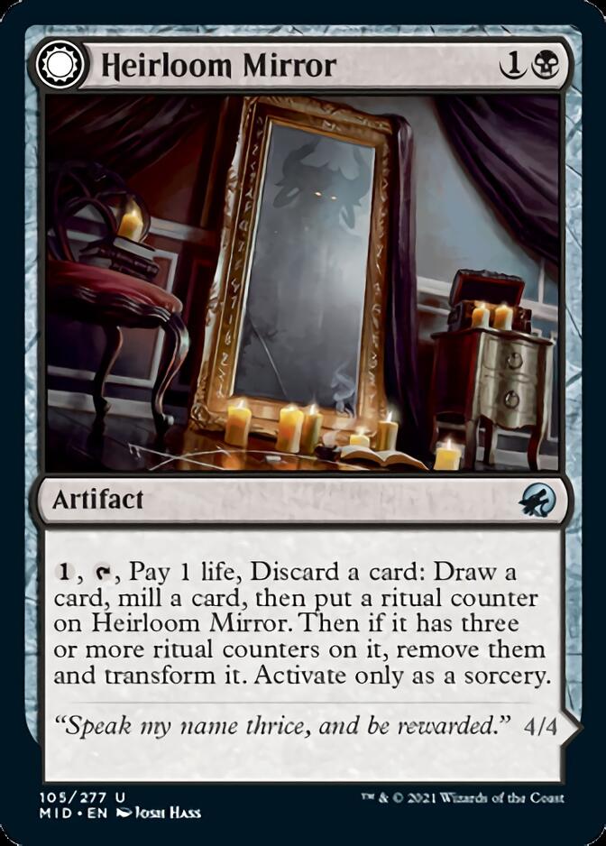 Heirloom Mirror // Inherited Fiend [Innistrad: Midnight Hunt] | I Want That Stuff Brandon