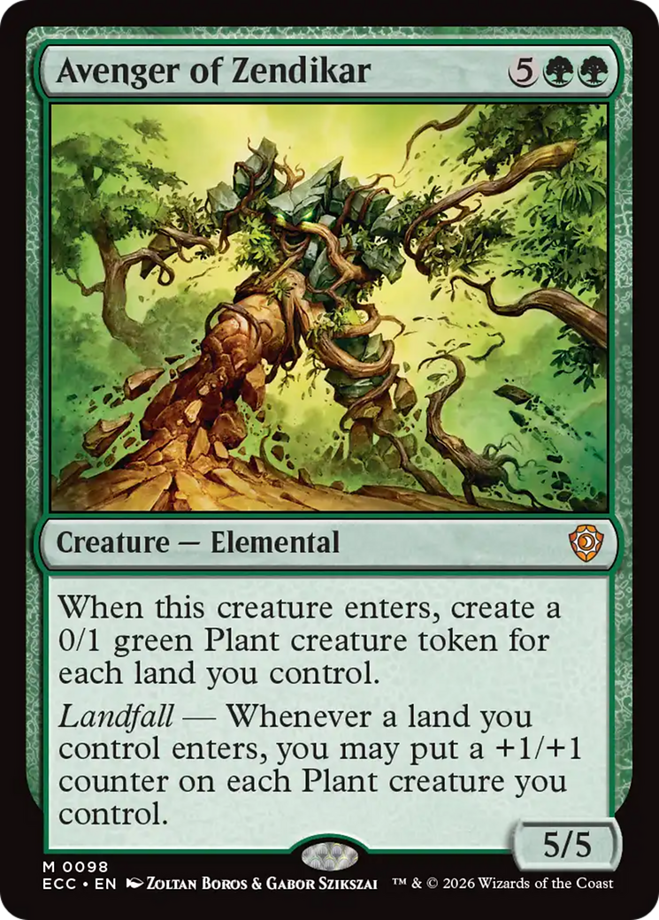 Avenger of Zendikar [Lorwyn Eclipsed Commander] | I Want That Stuff Brandon