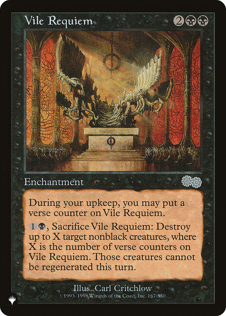 Vile Requiem (USG) [The List Reprints] | I Want That Stuff Brandon