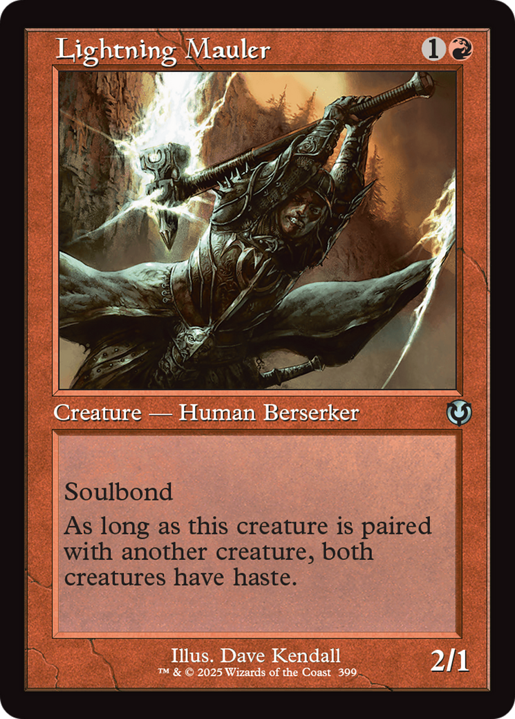 Lightning Mauler (Retro Frame) [Innistrad Remastered] | I Want That Stuff Brandon