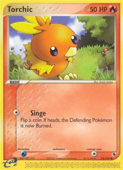 Torchic (74/109) [EX: Ruby & Sapphire] | I Want That Stuff Brandon