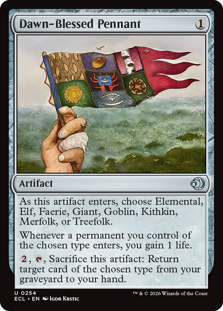 Dawn-Blessed Pennant [Lorwyn Eclipsed] | I Want That Stuff Brandon