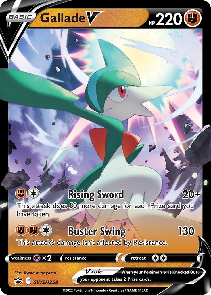 Gallade V (SWSH258) [Sword & Shield: Black Star Promos] | I Want That Stuff Brandon