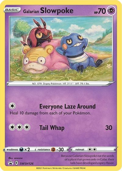 Galarian Slowpoke (SWSH126) [Sword & Shield: Black Star Promos] | I Want That Stuff Brandon